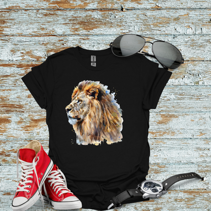 Water Paint Lion T-shirt