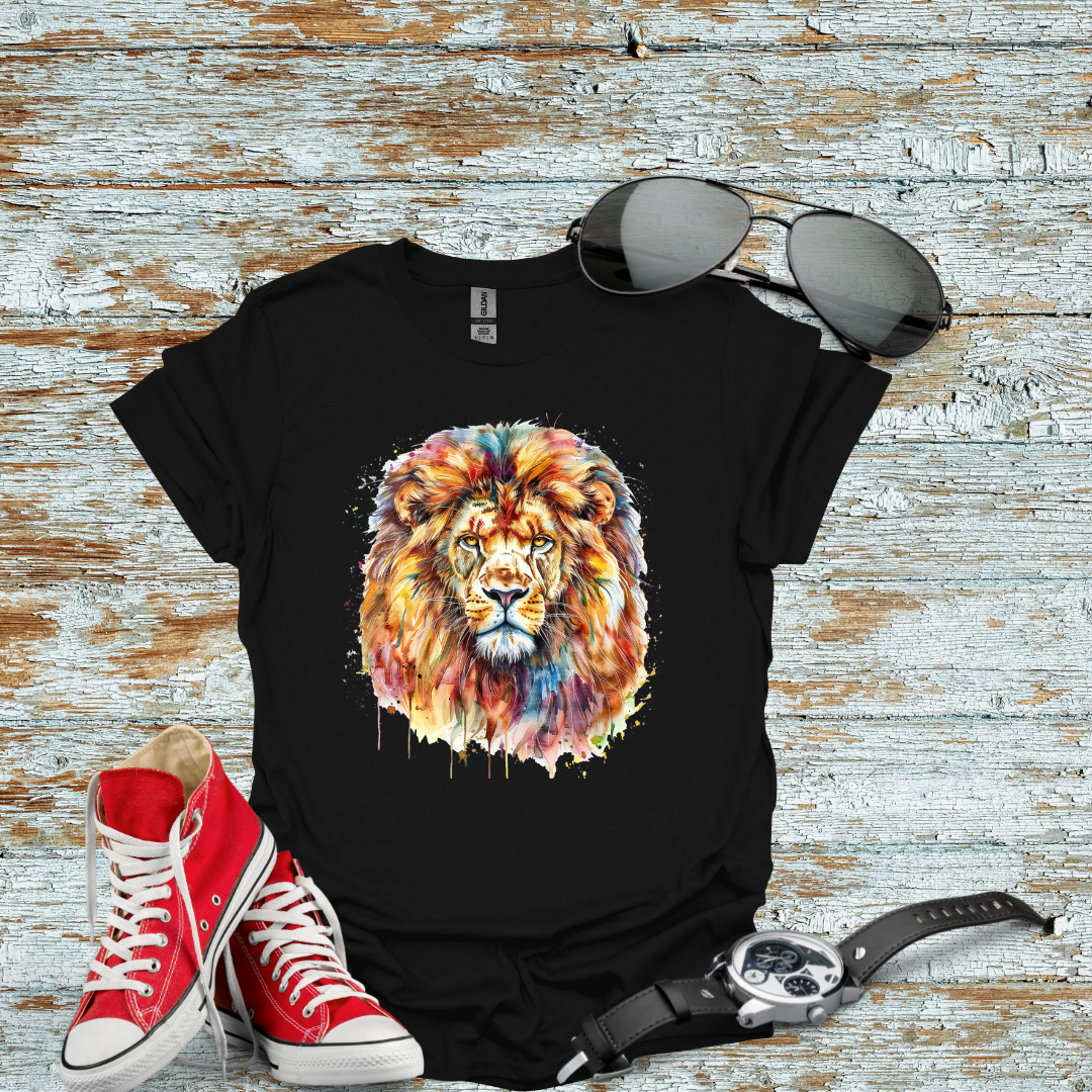 Water Paint Lion 2 T-shirt