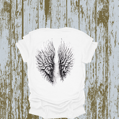 Egale & Angel Wings T-shirt