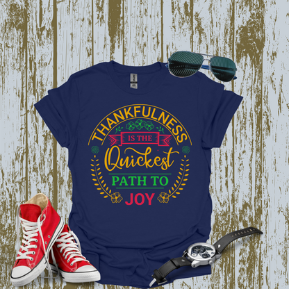 Thankfulness is the Quickest T-shirt