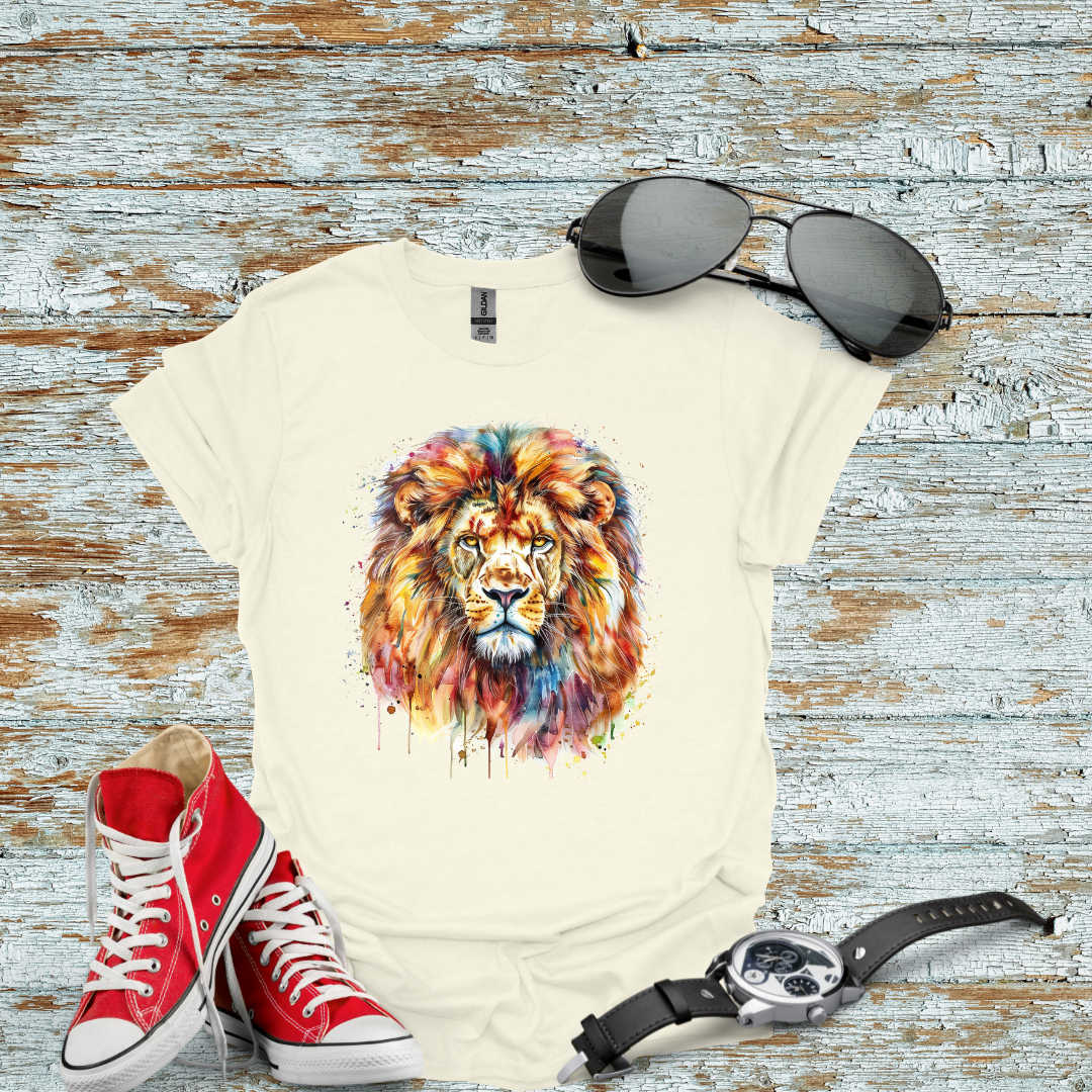 Water Paint Lion 2 T-shirt