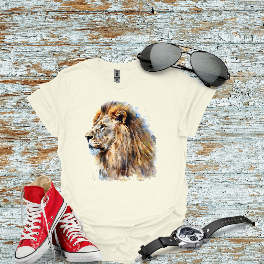 Water Paint Lion T-shirt