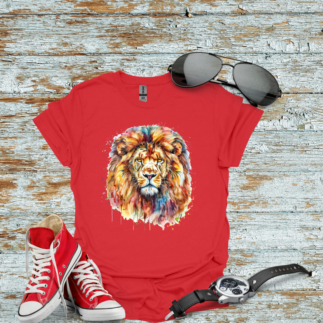 Water Paint Lion 2 T-shirt