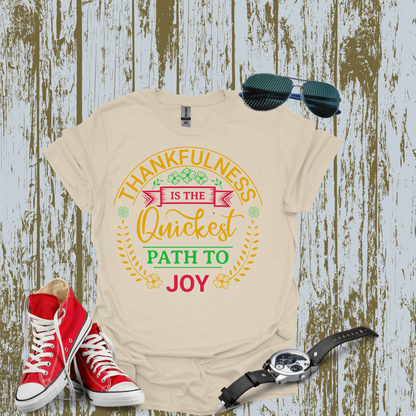 Thankfulness is the Quickest T-shirt