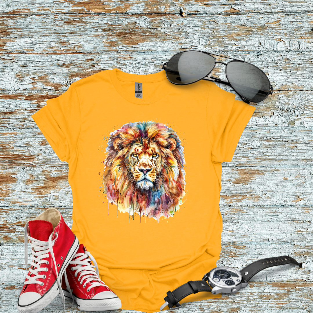 Water Paint Lion 2 T-shirt