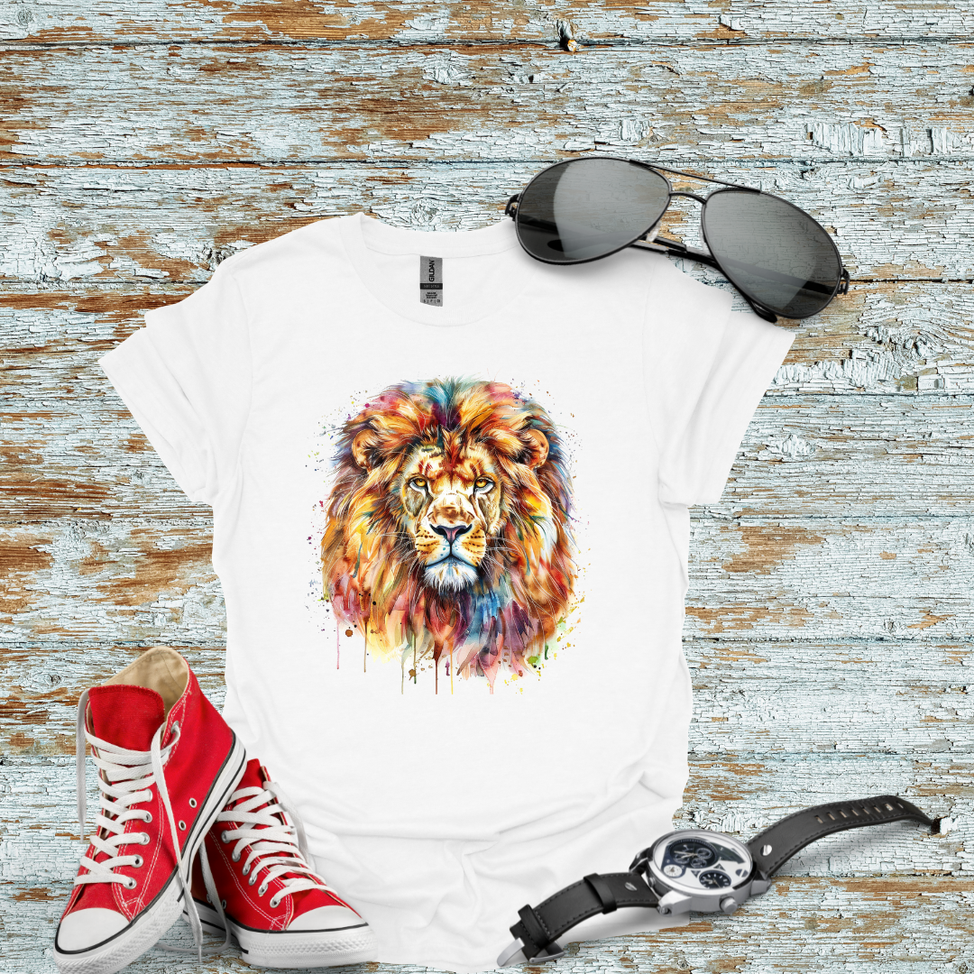 Water Paint Lion 2 T-shirt