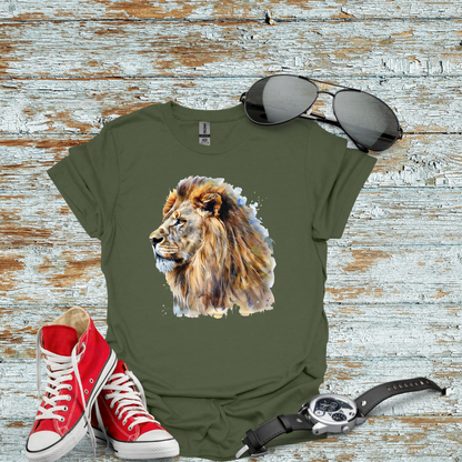 Water Paint Lion T-shirt