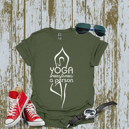 Yoga Transform The Person T-shirt