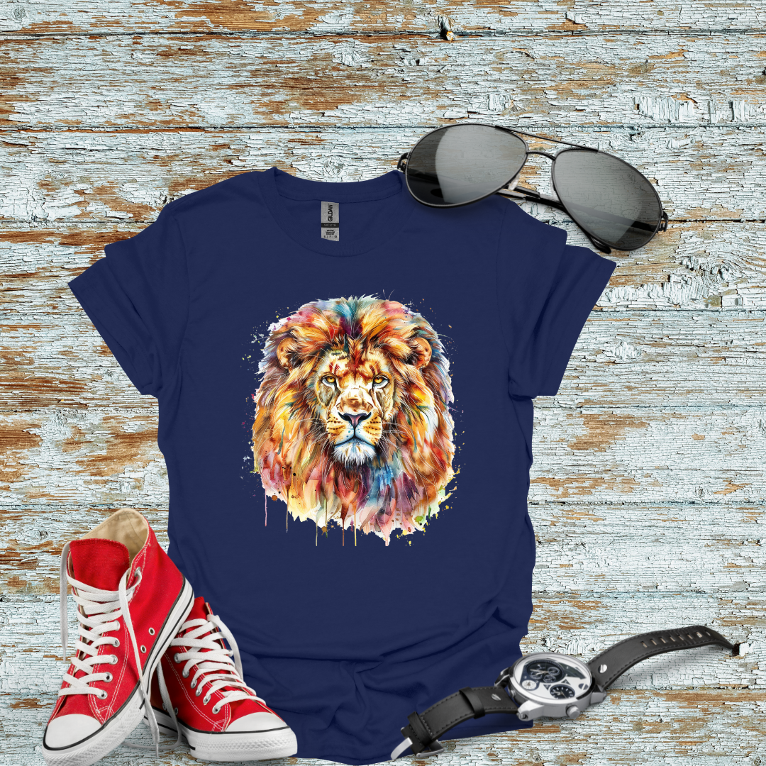 Water Paint Lion 2 T-shirt