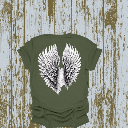 Egale & Angel Wings T-shirt